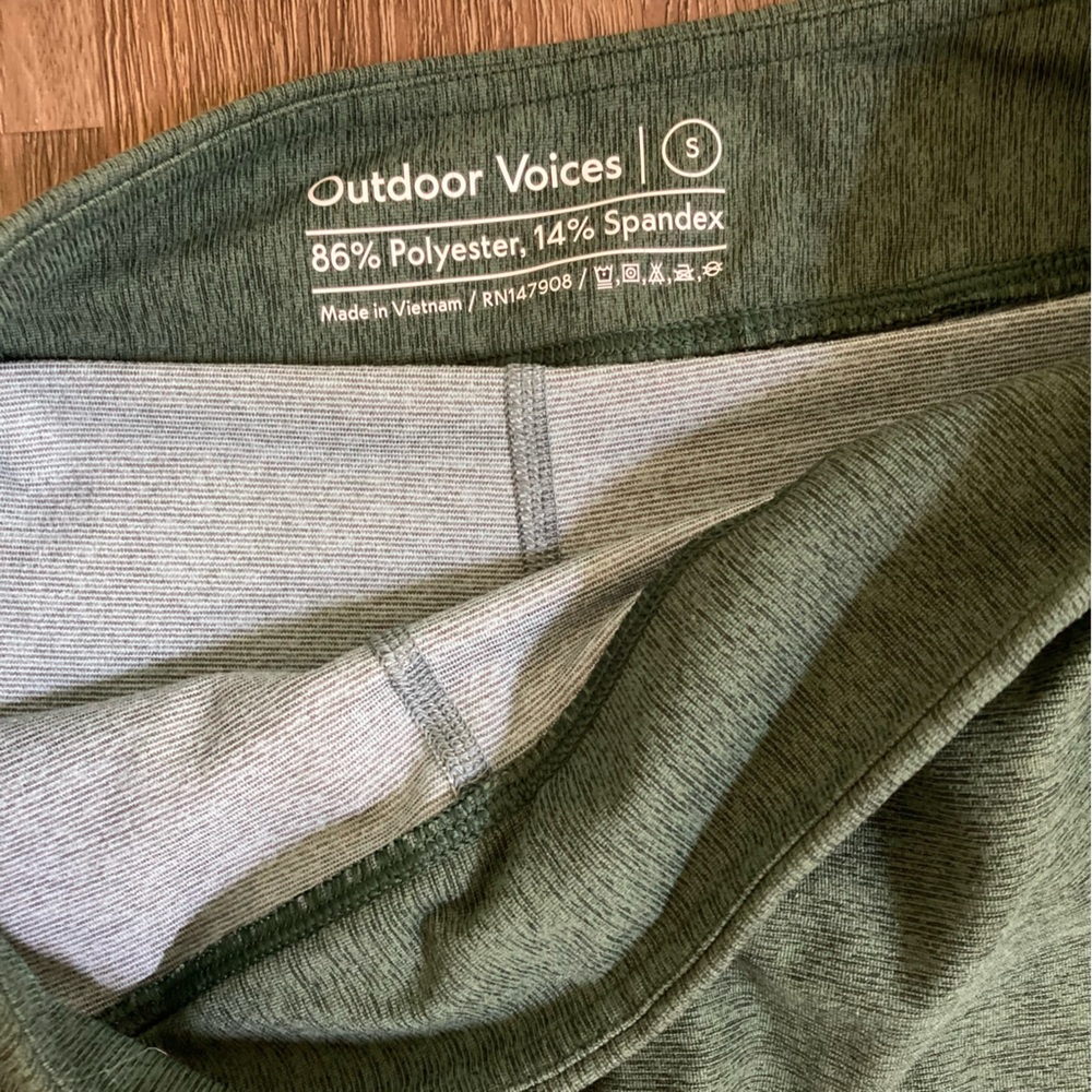 Outdoor Voices Court Skort in Hunter / Slate - Picture 6 of 8